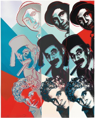 Houseart The Marx Brothers, 1980, Andy Warhol, Διάσημοι ζωγράφοι, 100 x 125 εκ.