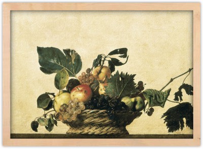 Houseart Basket with Fruit, Caravaggio, Διάσημοι ζωγράφοι, 20 x 15 εκ.