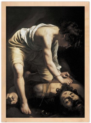 Houseart David Victorious over Goliath, Caravaggio, Διάσημοι ζωγράφοι, 15 x 20 εκ.