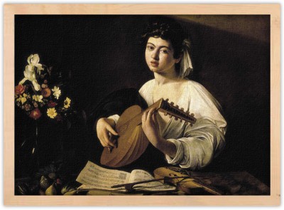 Houseart The Lute-Player, Caravaggio, Διάσημοι ζωγράφοι, 20 x 15 εκ.