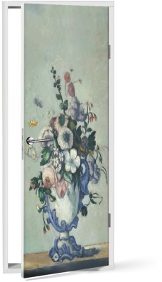 Houseart Flowers in a Rococo Vase, Cezanne Paul, Διάσημοι ζωγράφοι, 60 x 170 εκ.