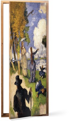 Houseart The Fishermen (Fantastic Scene), Oil on canvas, Paul Cezanne, Διάσημοι ζωγράφοι, 60 x 170 εκ.
