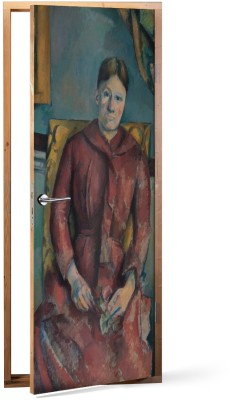 Πίνακες House Art - ΣΗΜΑΝΤΙΚΟ: Σε περίπτωση διαφοράς τιμής από το κατάστημα ισχύει παντα και μόνο η τιμή του καταστήματος Madame Cézanne in a Red Dress, Paul Cezanne, Διάσημοι ζ