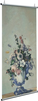 Houseart Flowers in a Rococo Vase, 1876, Paul Cezanne, Διάσημοι ζωγράφοι, 120 x 250 εκ.
