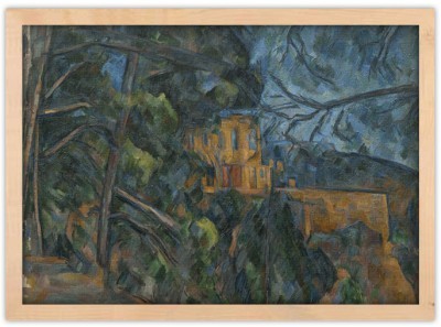 Σατό Νουάρ, Paul Cezanne, Διάσημοι ζωγράφοι, 20 x 15 εκ. Ύφασμα | Mediatex® Botticelli φωτογραφία