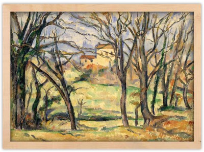 Houseart Trees and Houses Near the Jas de Bouffan (1885–1886), Paul Cezanne, Διάσημοι ζωγράφοι, 20 x 15 εκ.