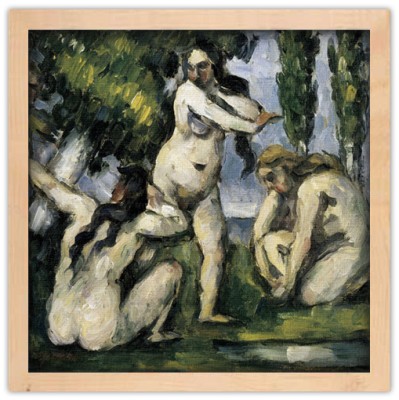 Three Bathers, Paul Cezanne, Διάσημοι ζωγράφοι, 20 x 15