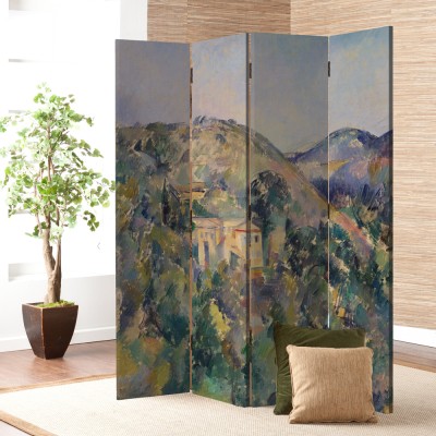 Houseart View of the DomaineView of the Domaine Saint-Joseph Saint-Joseph, Paul Cezanne, Διάσημοι ζωγράφοι, 80 x 180 εκ. [Δίφυλλο]