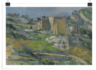 Houseart Houses in Provence: The Riaux Valley near L\'Estaque, Paul Cezanne, Διάσημοι ζωγράφοι, 20 x 15 εκ. Χαρτί | TRISOLV POSTER PAPER PRIME 200 GLOSSY
