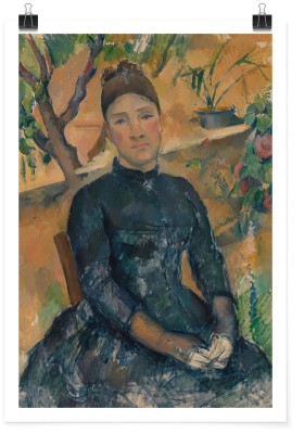 Houseart Madame Cézanne in the Conservatory, Paul Cezanne, Διάσημοι ζωγράφοι, 15 x 20 εκ. Χαρτί | TRISOLV POSTER PAPER PRIME 200 GLOSSY