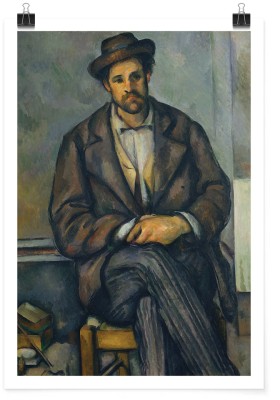 Πίνακες House Art - ΣΗΜΑΝΤΙΚΟ: Σε περίπτωση διαφοράς τιμής από το κατάστημα ισχύει παντα και μόνο η τιμή του καταστήματος Seated Peasant, Oil on canvas, Paul Cezanne, Διάσημοι ζ