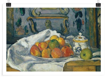 Houseart Dish of Apples, Oil on canvas, Paul Cezanne, Διάσημοι ζωγράφοι, 20 x 15 εκ. Χαρτί | TRISOLV POSTER PAPER PRIME 200 GLOSSY