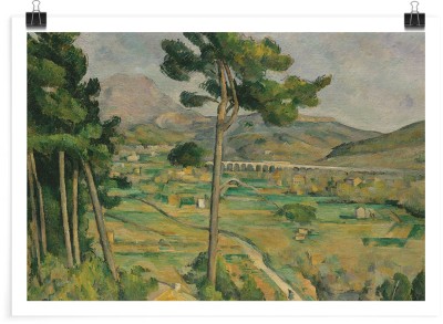 Houseart Mont Sainte-Victoire και η οδογέφυρα της κοιλάδας του ποταμού Arc, 1882–1885, Paul Cezanne, Διάσημοι ζωγράφοι, 20 x 15 εκ. Χαρτί | TRISOLV POSTER PAPER PRIME 200 GLOSSY
