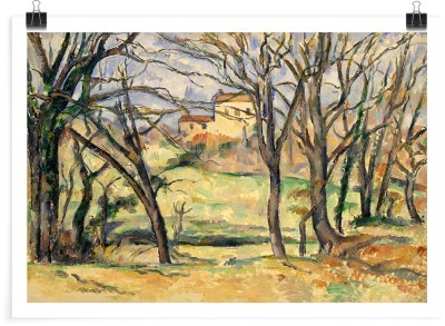 Houseart Trees and Houses Near the Jas de Bouffan (1), Paul Cezanne, Διάσημοι ζωγράφοι, 20 x 15 εκ. Χαρτί | TRISOLV POSTER PAPER PRIME 200 GLOSSY