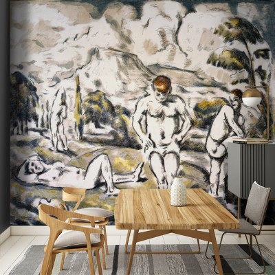 Πίνακες House Art - ΣΗΜΑΝΤΙΚΟ: Σε περίπτωση διαφοράς τιμής από το κατάστημα ισχύει παντα και μόνο η τιμή του καταστήματος The bathers (large plate), 1896 - 1898, Paul Cezanne, Δ