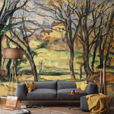 Δέντρα και σπίτια κοντά στο Jas de Bouffan, Paul Cezann