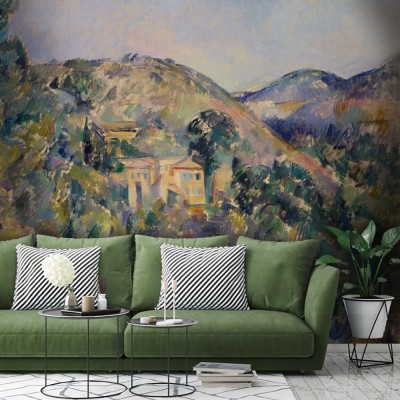 Houseart View of the Domaine Saint-Joseph (1), Paul Cezanne, Διάσημοι ζωγράφοι, 100 x 80 εκ.