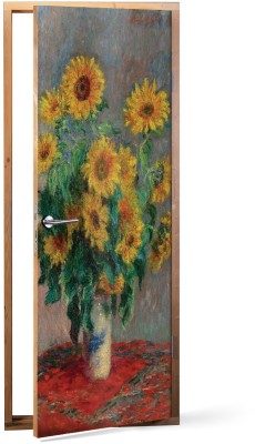 Houseart Bouquet of sunflowers oil on canvas, Claude Monet, Διάσημοι ζωγράφοι, 60 x 170 εκ.