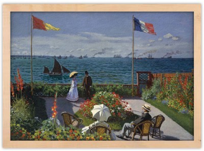 Houseart Jardin à Sainte-Adresse, Claude Monet, Διάσημοι ζωγράφοι, 20 x 15 εκ.