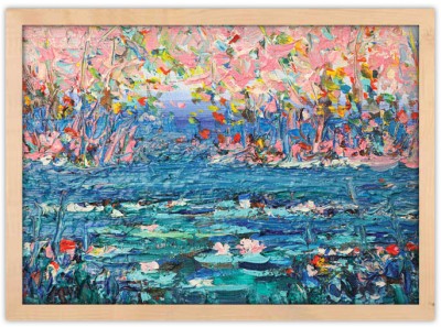 Ανθισμένος κήπος με τριανταφυλλιές (1), Claude Monet, Δ