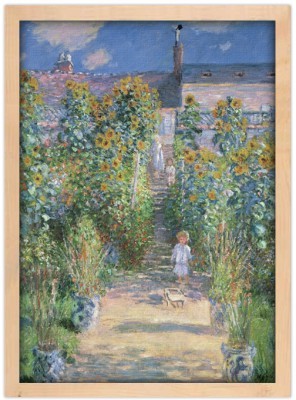 Houseart The Artist\'s Garden at Vetheuil, Claude Monet, Διάσημοι ζωγράφοι, 15 x 20 εκ.