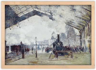 Gare de Saint Lazare the train from Normandy, Claude Mo
