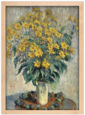 Jerusalem Artichoke Flowers, Claude Monet, Διάσημοι ζωγράφοι, 15 x 20 εκ.