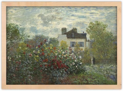 Houseart The Artist\'s Garden in Argenteuil, Claude Monet, Διάσημοι ζωγράφοι, 20 x 15 εκ.