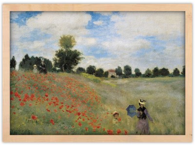 The Poppy Field, Claude Monet, Διάσημοι ζωγράφοι, 20 x 