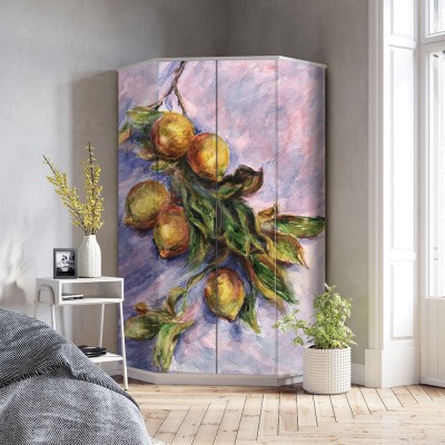 Houseart Lemons on a Branch, 1884, Claude Monet, Διάσημοι ζωγράφοι, 100 x 100 εκ.