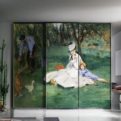 Οικογένεια Μονέ στον κήπο τους στο Argenteuil, Claude M