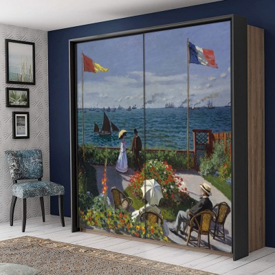 Jardin à Sainte-Adresse, 1866-1867, Claude Monet, Διάση