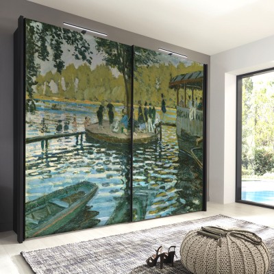 Bain à la Grenouillère, 1869–1869, Claude Monet, Διάσημ