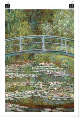 Houseart Γέφυρα πάνω από μια λίμνη με νούφαρα, Claude Monet, Διάσημοι ζωγράφοι, 15 x 20 εκ.