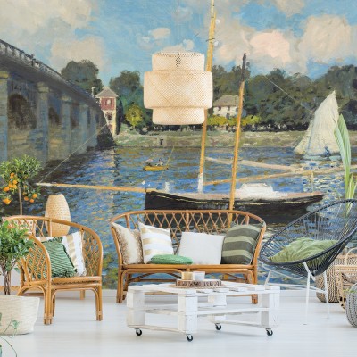 Houseart The bridge at Argenteuil, 1874, Claude Monet, Διάσημοι ζωγράφοι, 100 x 75 εκ.