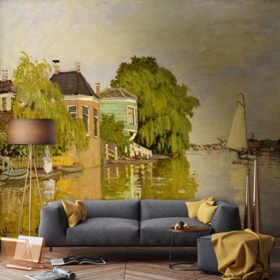 Houses on the Achterzaan, Claude Monet, Διάσημοι ζωγράφ