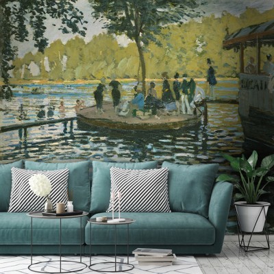 Houseart - ΣΗΜΑΝΤΙΚΟ: Σε περίπτωση διαφοράς τιμής από το κατάστημα ισχύει παντα και μόνο η τιμή του καταστήματος Bain à la Grenouillère, Claude Monet, Διάσημοι ζωγράφοι