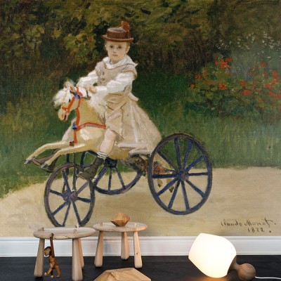 Jean Monet on his horse, Claude Monet, Διάσημοι ζωγράφο