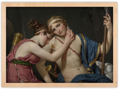 Houseart Farewell of Telemachus and Eucharis, David Jacques-Louis, Διάσημοι ζωγράφοι, 20 x 15 εκ. Ύφασμα | Mediatex® Botticelli