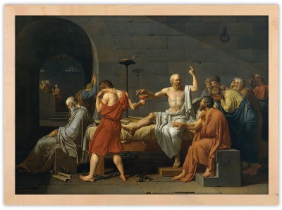 Houseart La Mort de Socrate, David Jacques-Louis, Διάσημοι ζωγράφοι, 20 x 15 εκ.