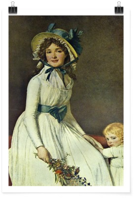Houseart Portrait of Madame Emilie Seriziat and her Son, oil on canvas, David Jacques-Louis, Διάσημοι ζωγράφοι, 15 x 20 εκ. Χαρτί | TRISOLV POSTER PAPER PRIME 200 GLOSSY