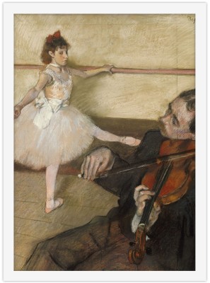 Houseart The Dance Lesson, Edgar Degas, Διάσημοι ζωγράφοι, 15 x 20 εκ. Ύφασμα | Mediatex® Botticelli