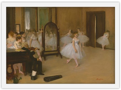 Houseart The Dancing Class, Edgar Degas, Διάσημοι ζωγράφοι, 20 x 15 εκ. Ύφασμα | Mediatex® Botticelli