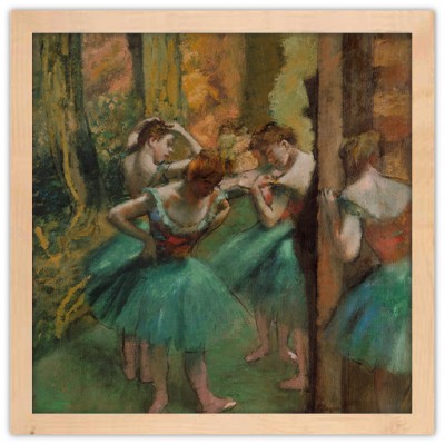Χορεύτριες, ροζ και πράσινο, Edgar Degas, Διάσημοι ζωγρ