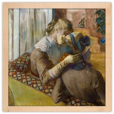 Houseart - ΣΗΜΑΝΤΙΚΟ: Σε περίπτωση διαφοράς τιμής από το κατάστημα ισχύει παντα και μόνο η τιμή του καταστήματος At the Milliner\'s, Edgar Degas, Διάσημοι ζωγράφοι, 40