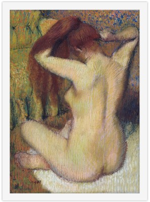 Houseart Woman Combing Her Hair, Edgar Degas, Διάσημοι ζωγράφοι, 15 x 20 εκ. Ύφασμα | Mediatex® Botticelli