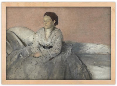 Madame Rene de Gas, Edgar Degas, Διάσημοι ζωγράφοι, 20 x 15 εκ.