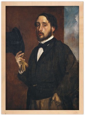 Self-portrait, Edgar Degas, Διάσημοι ζωγράφοι, 15 x 20 
