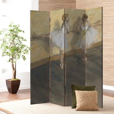 Dancers practicing at the Barre, 1877, Edgar Degas, Διά