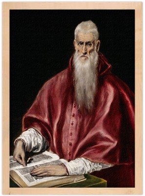 Houseart Saint Jerome as cardinal, El Greco Domenikos Theotokopoulos, Διάσημοι ζωγράφοι, 15 x 20 εκ.